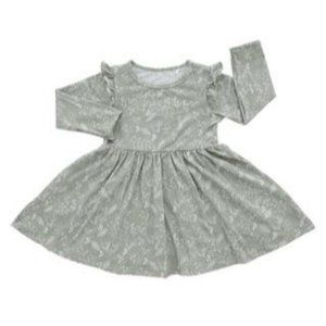 Emerson Baby's Breath Bamboo Long Sleeve Baby Dress